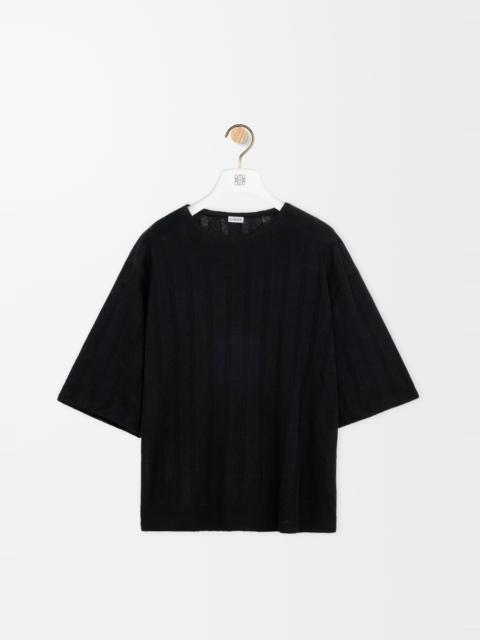 Loewe Short sleeve top in linen