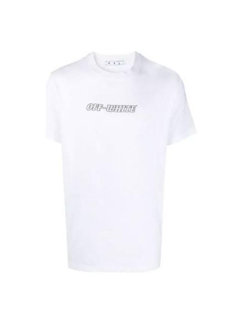 Off-White Off-White SS21 Printing Short Sleeve White OMAA027R21JER0110131