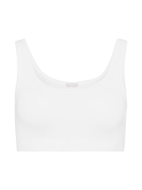 HANRO Women's Touch Feeling Crop Top - White