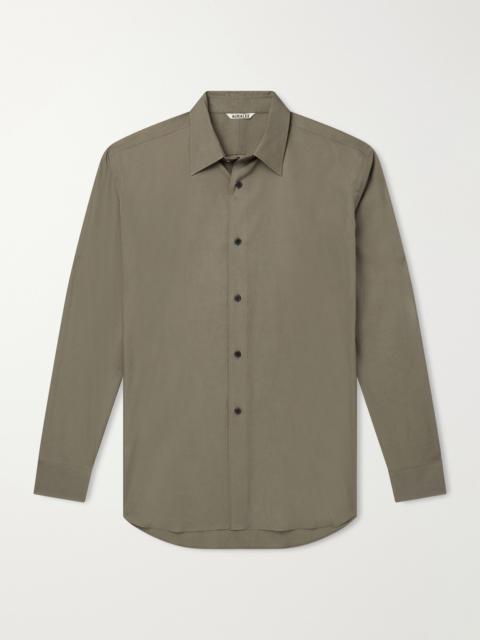 AURALEE Finx Cotton-Poplin Shirt