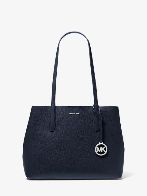MICHAEL KORS Avalon Medium Pebbled Leather Tote Bag