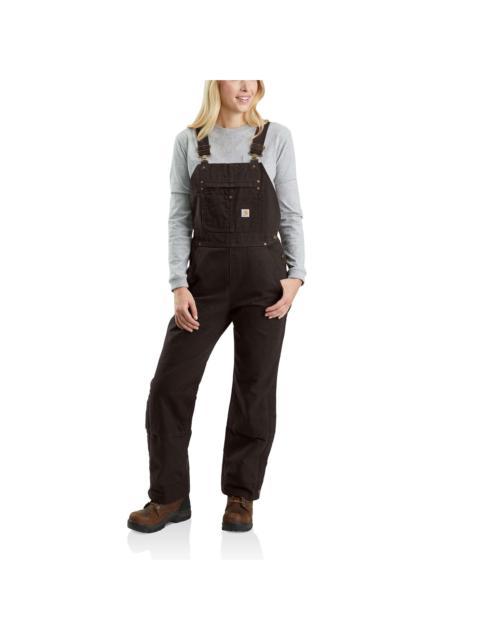 Carhartt Women's Washed Duck Insulated Bib Overall
