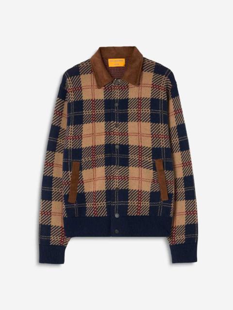 GUEST IN RESIDENCE TARTAN BOMBER JACKET