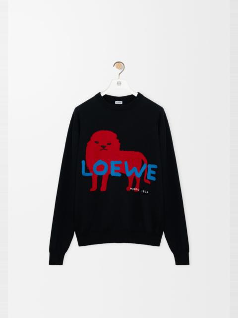 Loewe Sweater in cotton and silk