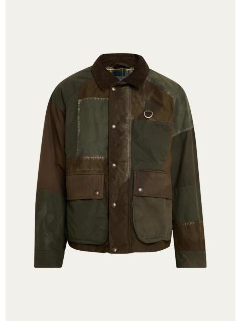Polo Ralph Lauren Men's Patchwork Oilcloth Utility Jacket