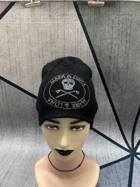 기타 브랜드 Japanese Brand - Mark And Lona Sparking Skull Design Reversible Beanie Hat