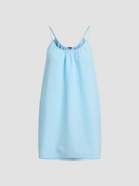 Polo Ralph Lauren Women's Scallop Seersucker Slip Dress - Baltic Sea