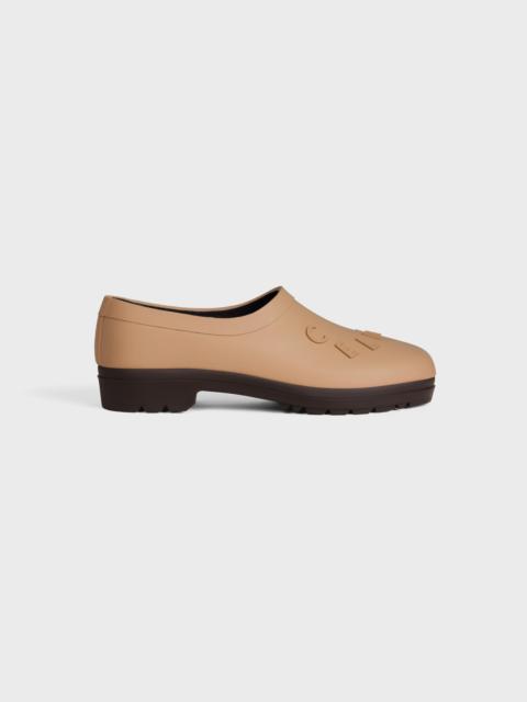 CELINE GARDEN CLOG IN NATURAL RUBBER
