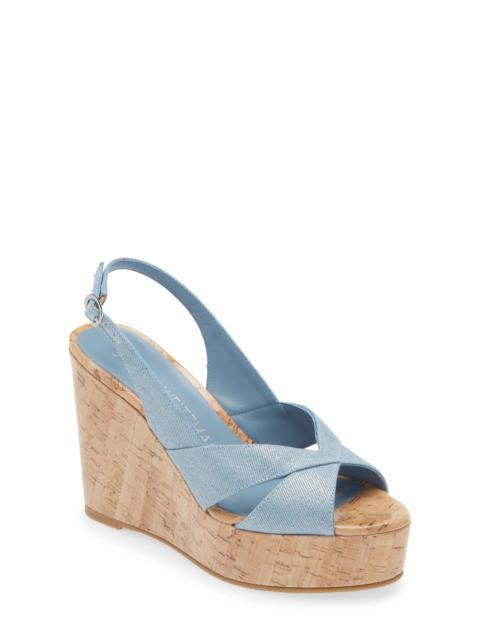 Stuart Weitzman Carmen Wedge Sandal