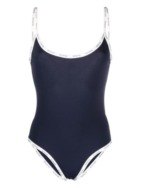 Moncler logo-tape swimsuit