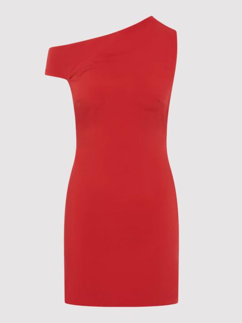 ST. AGNI Soft Sculptural Mini Dress - Rosso