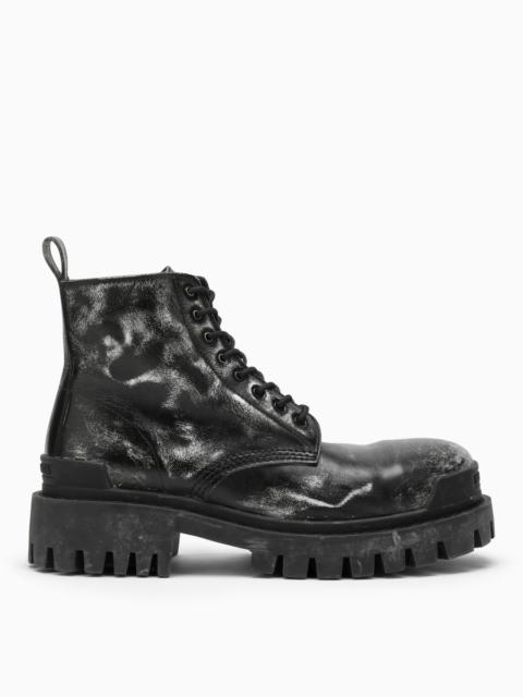 BALENCIAGA Strike leather ankle boots