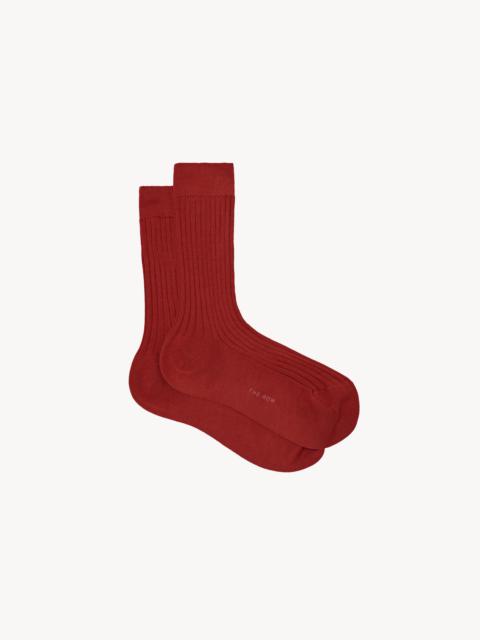 The Row Autho Socks in Cashmere and Silk