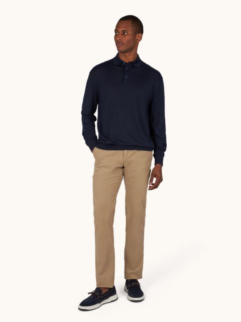 Paul & Shark CASHMERE AND SILK POLO SHIRT