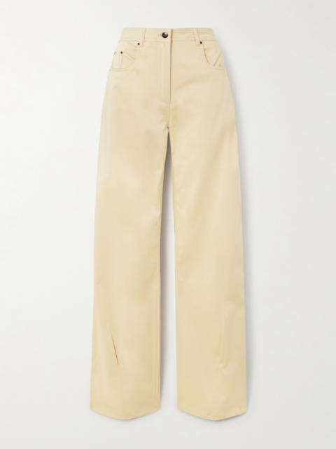 16ARLINGTON Armine Cotton-blend Straight-leg Pants