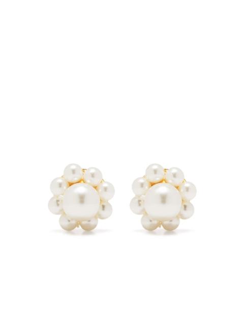 Simone Rocha pearl-embellished earrings