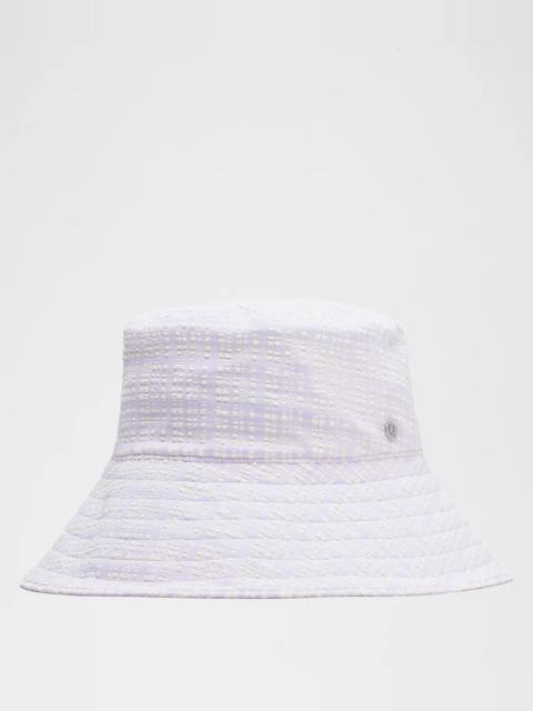lululemon Women's Seersucker Check Wide-Brim Hat