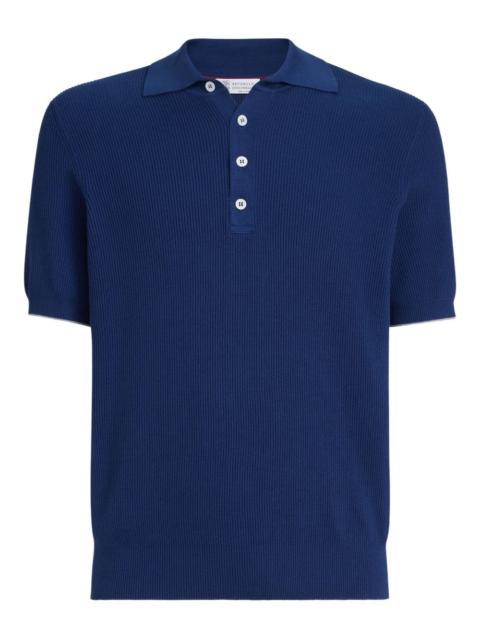 Brunello Cucinelli button-fastening short-sleeve polo shirt