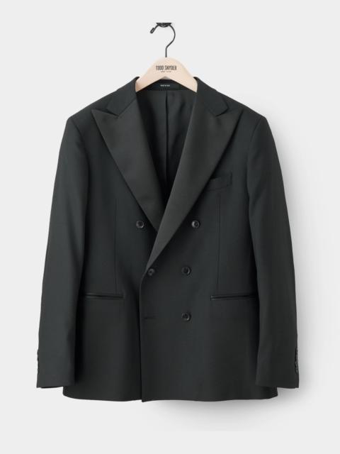 TODD SNYDER Italian Wool Double-Breasted Tuxedo Jacket