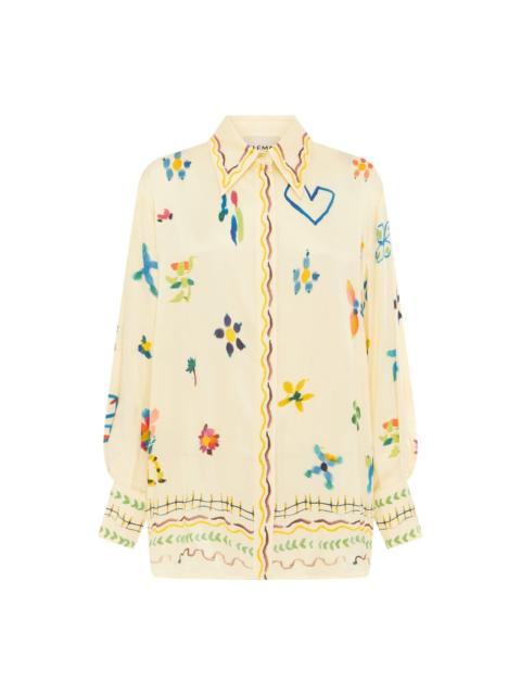 ALÉMAIS Sidi Silk Shirt