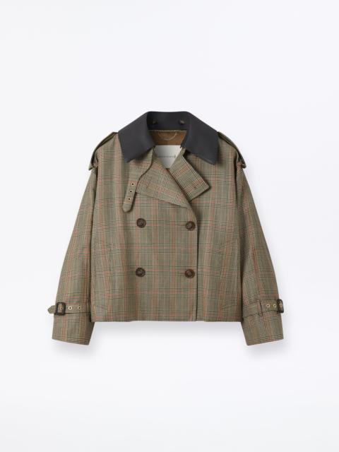 Mackintosh Eyemouth Wool Double Breasted Short Trench Coat