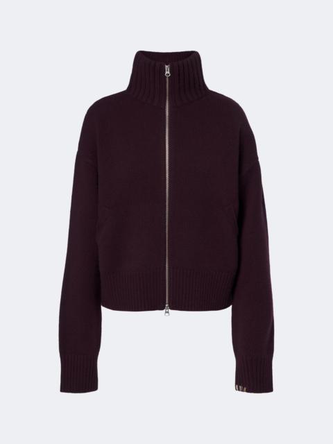 extreme cashmere N°438 Xtra Fab cashmere zip-up sweater