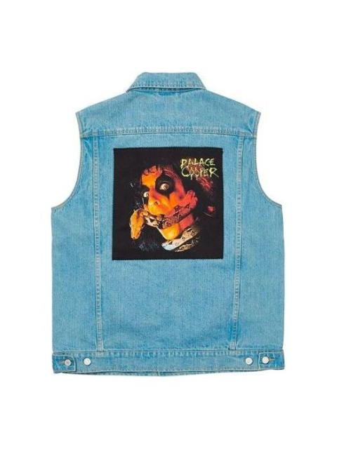 PALACE Palace Alice Cooper Denim Vest 'Blue' P20D021