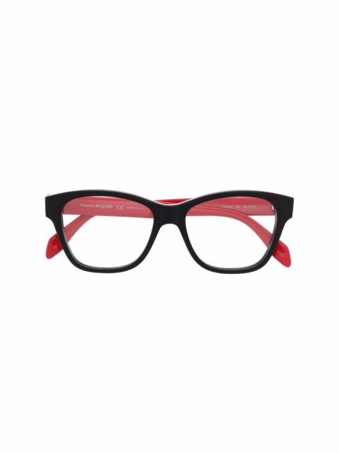 Alexander McQueen square-frame glasses