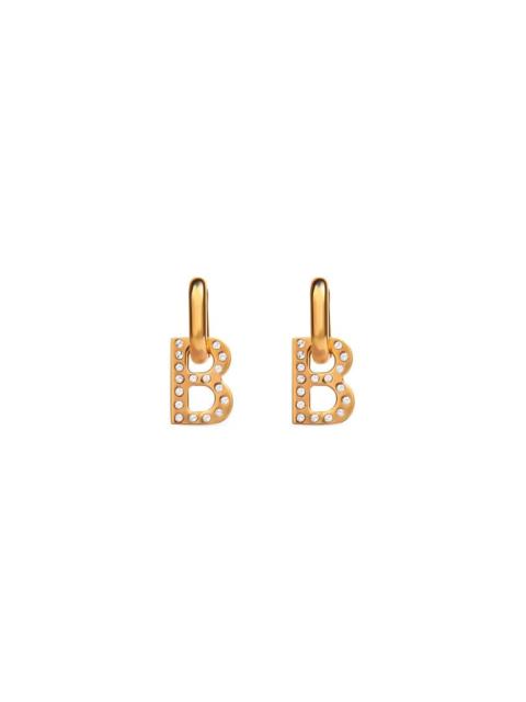 BALENCIAGA Women's B Chain Xs Earrings in Gold