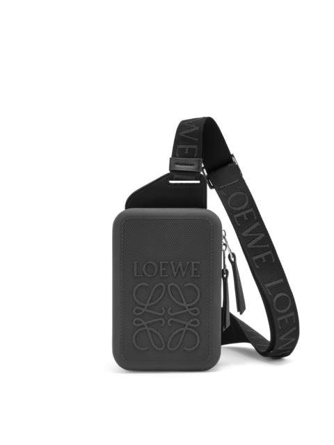 Loewe Molded Sling in diamond rubber and calfskin