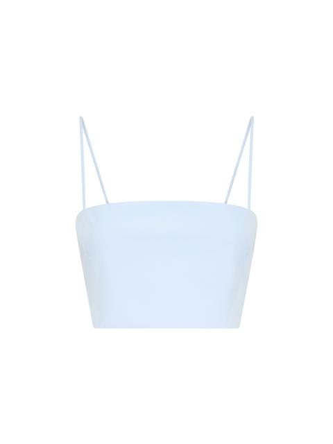 GABRIELA HEARST Nadir Top in Light Blue Sea Island Cotton