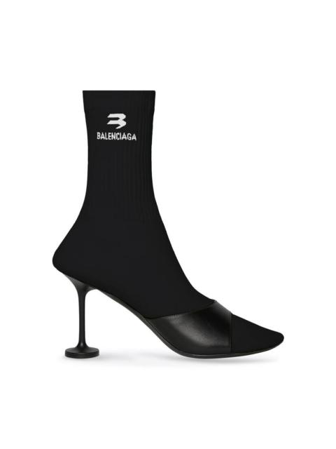BALENCIAGA Women's Sock 90mm Bootie in Black