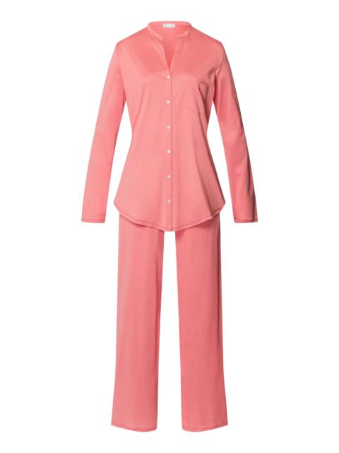 HANRO Cotton Deluxe Button Front Pajama Set