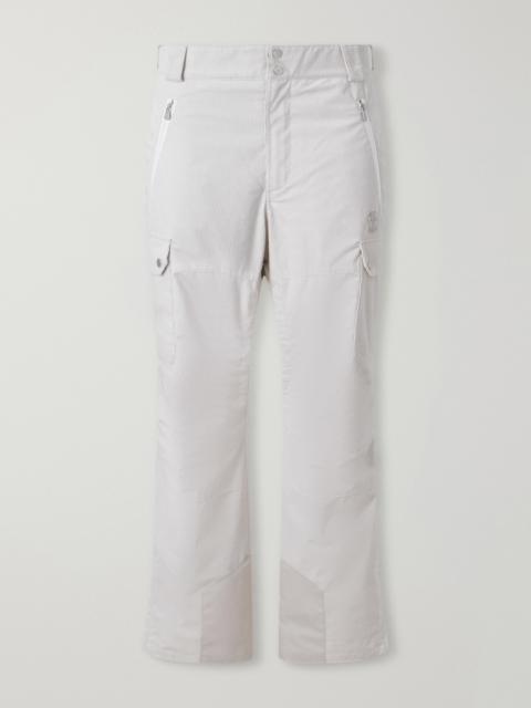 Brunello Cucinelli Straight-Leg Logo-Embroidered Cotton-Corduroy Ski Pants