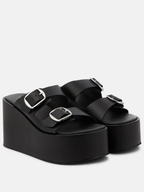 COPERNI Leather platform sandals