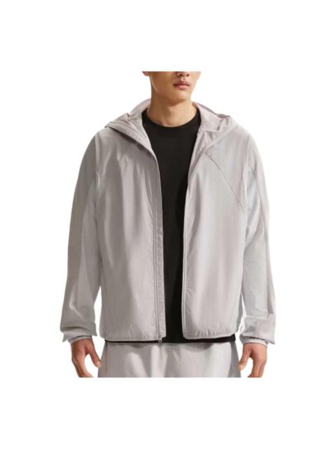 Nike Nike Tech Helios Dri-FIT Shell Jacket 'Grey Fog Off White Black' IF0904-097