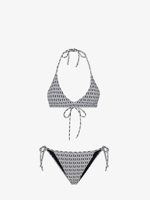 FENDI White LYCRA® bikini