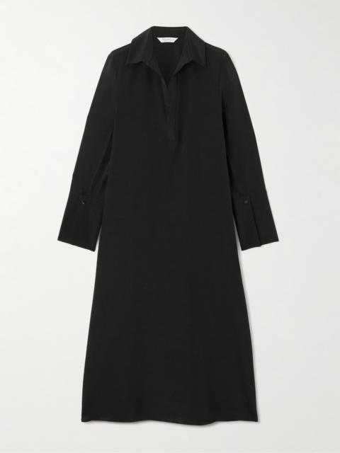 Max Mara Ossola Silk-blend Shirt Dress