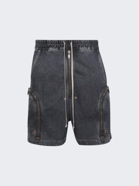 Rick Owens DRKSHDW Shorts In Denim Bauhaus Shorts Washed Grey