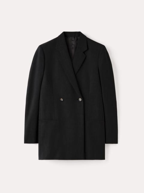 TOTEME Double-breasted vent blazer black