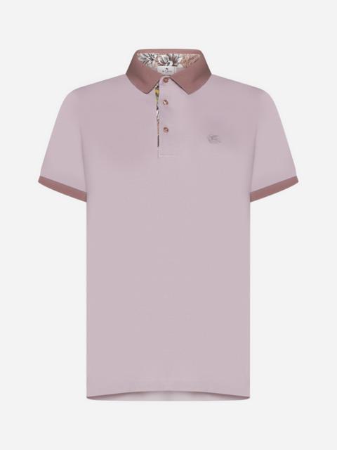 Etro Logo cotton polo shirt