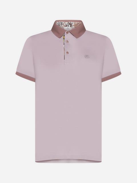 Logo cotton polo shirt