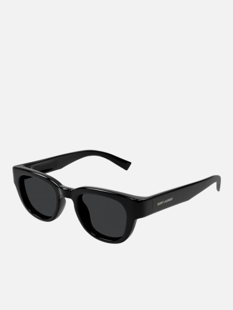Saint Laurent Paris New Wave Acetate Round-Frame Sunglasses
