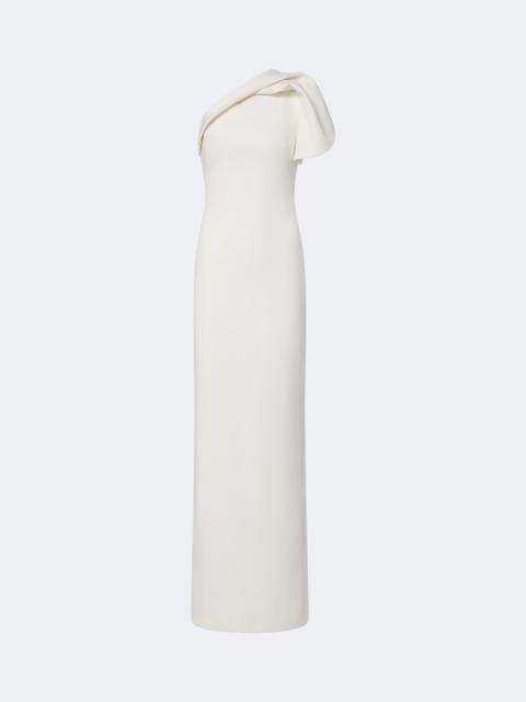 Safiyaa One-shoulder crêpe gown