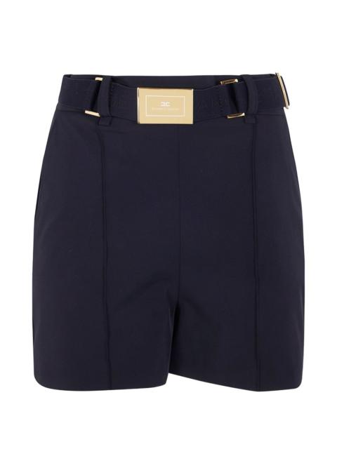 ELISABETTA FRANCHI buckle belt trousers