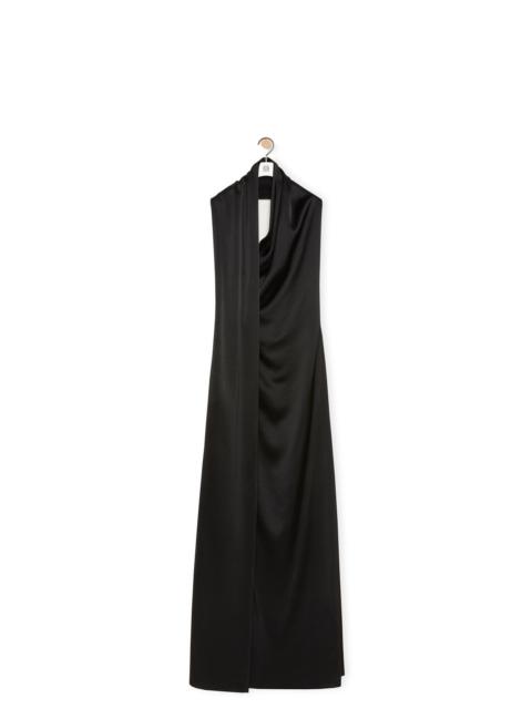 Loewe Scarf dress in technical satin