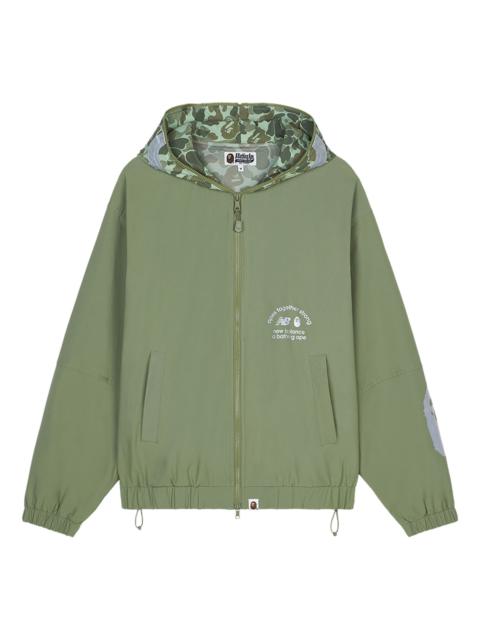 New Balance New Balance x BAPE Camouflage Panel Hooded Jacket Green BALJ7000-GRX