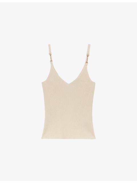 REISS Reiss x Atelier Cara Silk-Blend Vest