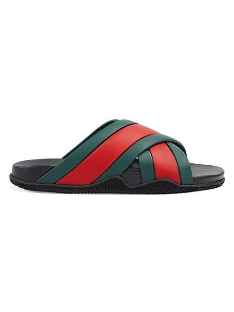 GUCCI Women's Slide Sandals with Web