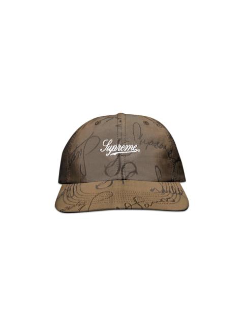Supreme 대 스크립트 로고 6-패널 'Olive 이름 *